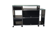 USM Haller Sideboard 4 Schubladen Schwarz - Reoffice