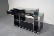 USM Haller Sideboard 4 Schubladen Schwarz - Reoffice