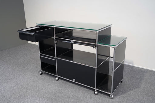 USM Haller Sideboard 4 Schubladen Schwarz