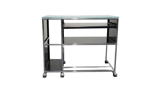 USM Haller Sideboard mit Glasplatte Schwarz