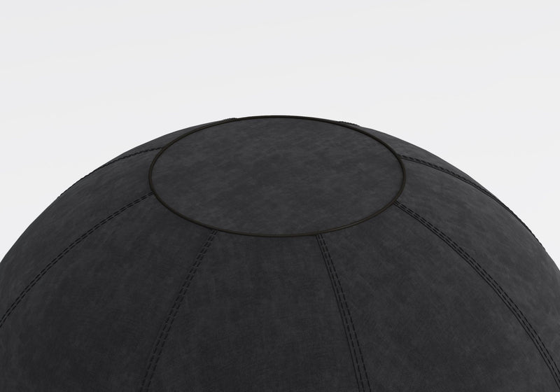 Yellow Dot Ergo Ball – Detail Bezug und Naht
