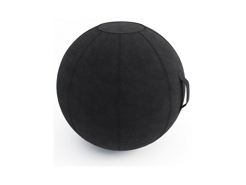 Yellow Dot Ergo Ball Sitzball Schwarz – Produktansicht