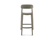 Yellow Dot Pura Barhocker Mild Grey – Frontansicht