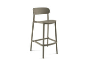 Yellow Dot Pura Barhocker Mild Grey – Dreiviertelansicht