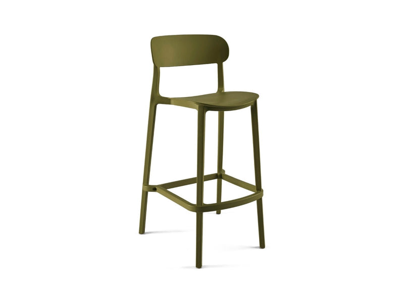 Yellow Dot Pura Barhocker Green Tea – Dreiviertelansicht