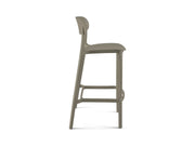 Yellow Dot Pura Barhocker Mild Grey – Seitenansicht