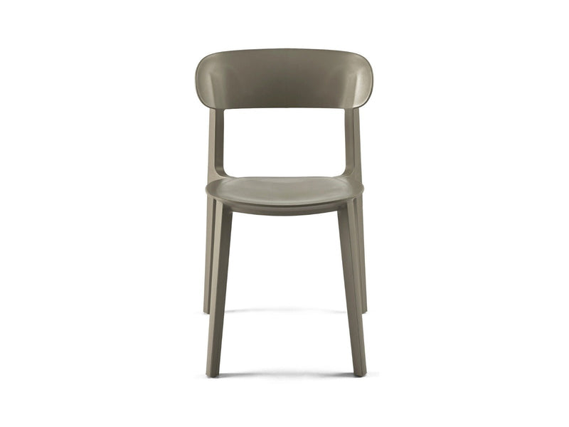 Yellow Dot Pura Stuhl Mild Grey – Frontansicht