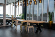 Yellow Dot Pura Kantinenstuhl – Beige Kantine mit Bar