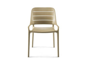 Yellow Dot Shade Kantinenstuhl Beige – Frontansicht
