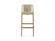 Yellow Dot Stripe Barhocker Beige – Frontansicht