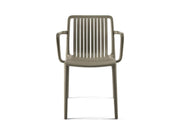 Yellow Dot Stripe Stuhl Mild Grey – Frontansicht