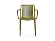 Yellow Dot Stripe Stuhl Green Tea – Frontansicht