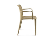 Yellow Dot Stripe Stuhl Beige – Seitenansicht