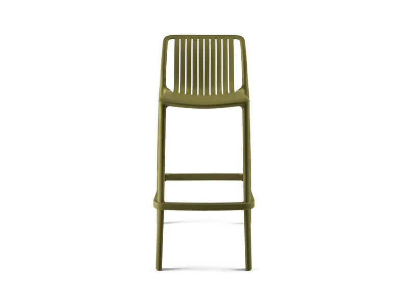 Yellow Dot Stripe Barhocker Green Tea – Frontansicht