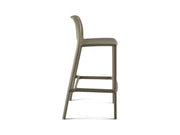 Yellow Dot Stripe Barhocker Mild Grey – Seitenansicht