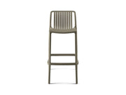 Yellow Dot Stripe Barhocker Mild Grey – Frontansicht