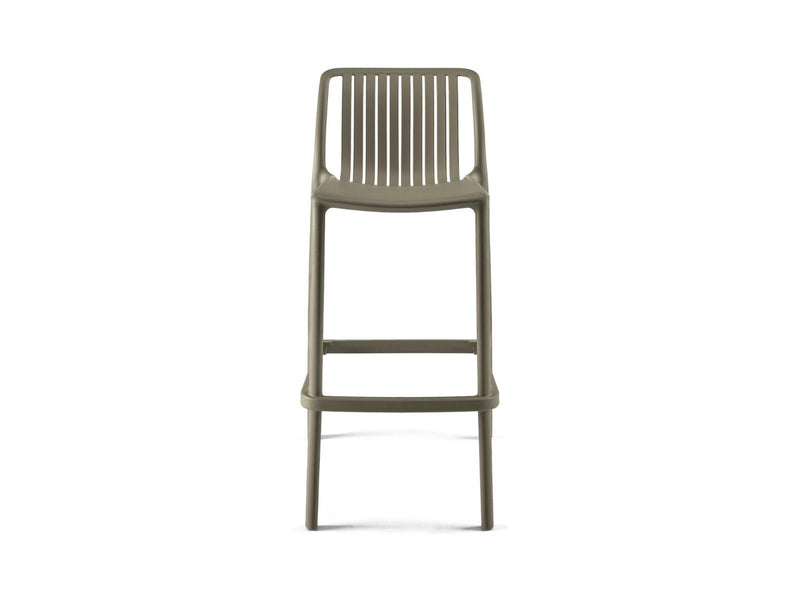 Yellow Dot Stripe Barhocker Mild Grey – Frontansicht
