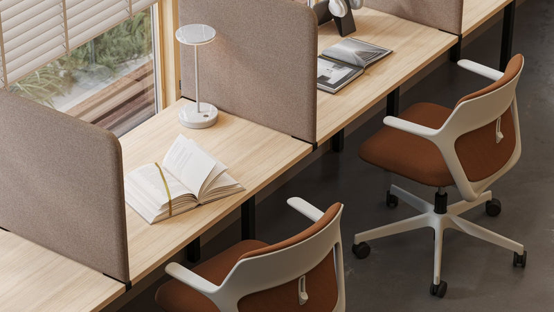 Akustische Tischtrennwand TOP 530 - Reoffice