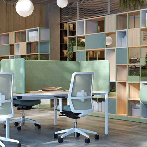 Akustische Tischtrennwand TOP 530 - Reoffice