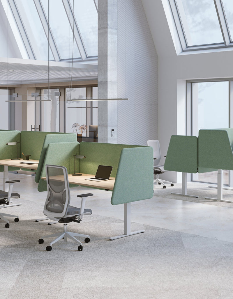 Akustische Tischtrennwand TOP 530 - Reoffice