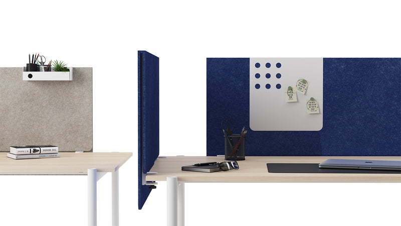 Reoffice – Akustische Tischtrennwand Zedo PET