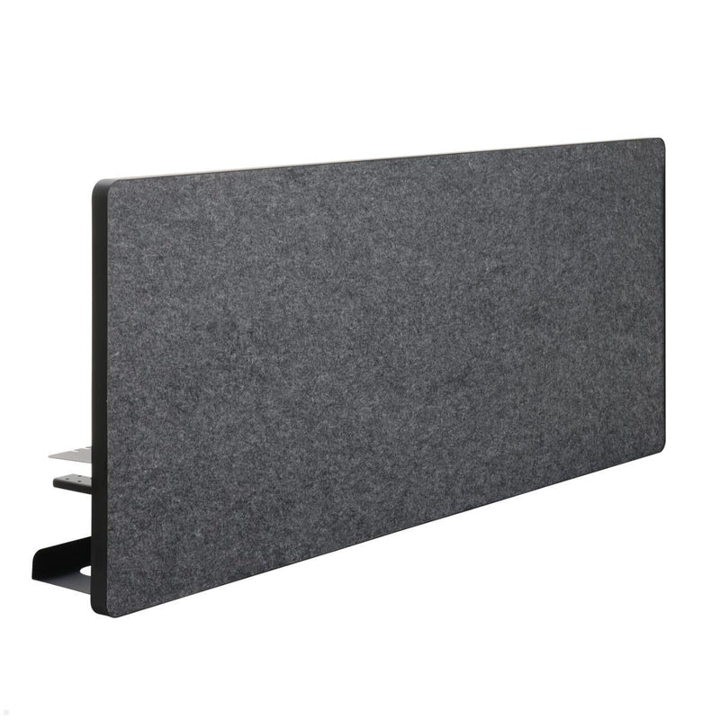 R1 Adapt Board Tischtrennwand schwarz - Reoffice