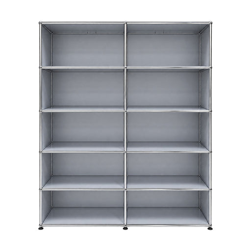 USM Haller Regal 2x5 – 10 Fächer – Lichtgrau – Designklassiker