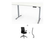 Yellow Dot Home Set – Platte Topweiss 0112 FH, Gestell Aluminium RAL 9006