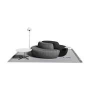 Yellow Dot UFO Loungeinsel mit Beistelltischen im Loungebereich